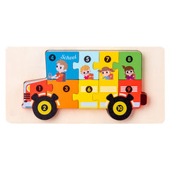 Wooden Educational Puzzle Toys for Kids