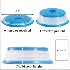 Collapsible Microwave Splash Cover