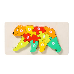 Wooden Educational Puzzle Toys for Kids