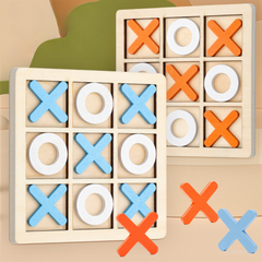 Mini Wooden Tic-Tac-Toe for Kids
