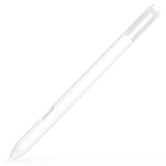 AZF Silicone Pencil Case for Samsung Galaxy S Pen Creator Edition Case，Comfortable Non-Slip Silicone case with Magnetic Charging Support. (White)