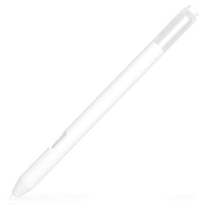 AZF Silicone Pencil Case for Samsung Galaxy S Pen Creator Edition Case，Comfortable Non-Slip Silicone case with Magnetic Charging Support. (White)