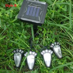 Garden Solar Bear Paw Light