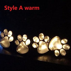 Garden Solar Bear Paw Light